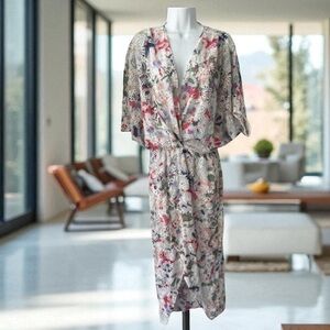 BTFL-life Tulip front Embroidered Dress Cover-up Size XS